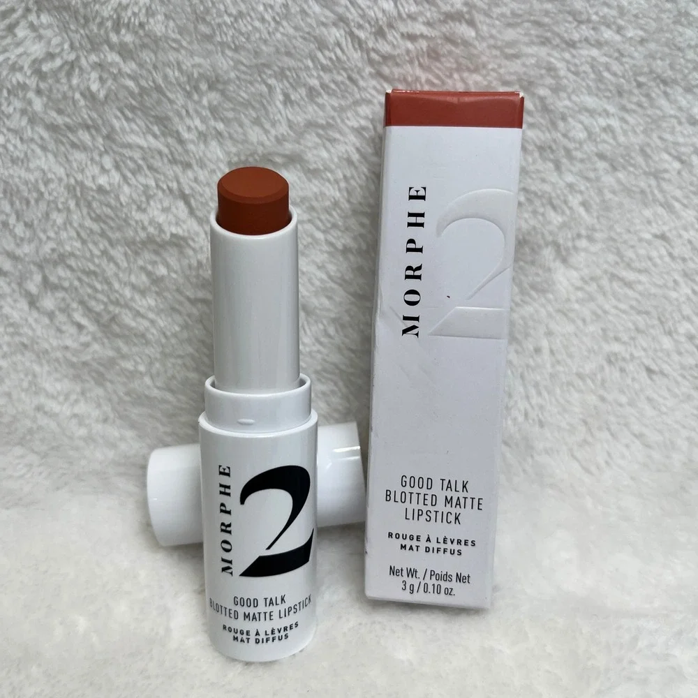 Morphe 2 Good Talk Blotted Matte Lipstick Cocoa Cutie Vegan‎ Cruelty-Free